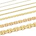 Produktbild Massive Edle Goldkette Ankerkette Rund Halskette 8 kt Collier Echt 333 Gold Juwelier Qualität (45, 1.5 mm)