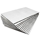 10 pcs Auto Dämmmatte Selbstklebende Isolierung Matte 1,5 m² Wärmedämmung Schalldämmung Baumwolle Dämmschaummatte Isoliermatte Lärmschutz 5mm x 50cm x 30cm