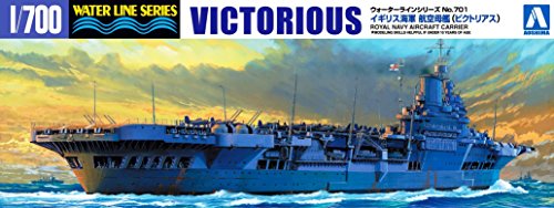 Aoshima 1/700 Water Line No.701 Royal Navy Aircraft Carrier Victoria