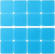 16 x axion Replacement Gel Patches 4.5 x 4.5 cm | Compatible with TENS & EMS Beurer EM59 / EM89 Electrostimulators and Other Devices | Self-Adhesive, Hypoallergenic and Reusable