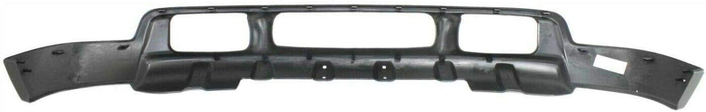 Front Bumper Chrome Steel+ Upper Valance For 1999-2004 Ford F-250 F-350 F-550 Super Duty / 2000-2004 Excursion Direct Replacement