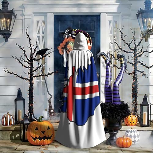 Cape médiévale à capuche Islande cadeau original mixte - 5