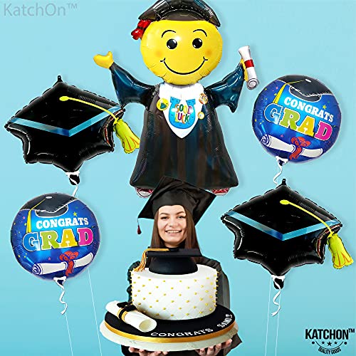 Image of KatchOn, Jumping Graduation Balloons 2026 - Large, 40 Inch | Congrats Grad Balloon | Kindergarten Graduation Decorations 2026 | Preschool Graduation Party Decorations, Congrats Graduation Decorations