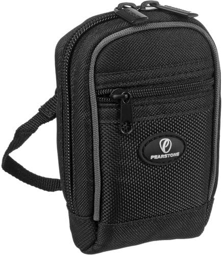 Pearstone Onyx 230 Camera Pouch (4.5 x 2.5 x 1.5, Black)