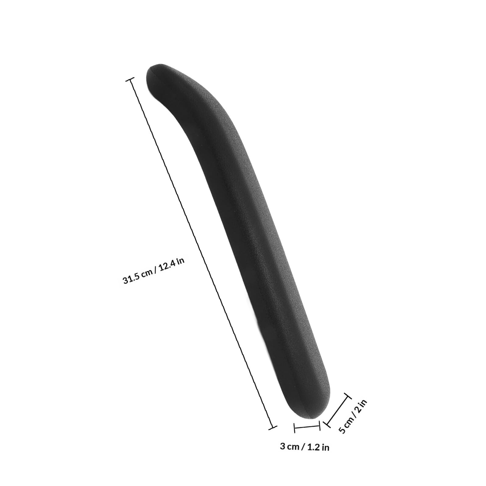 de Cojines en PU Negro de Silla de Oficina para Reposabrazos 2 Piezas Reposabrazos Ajustable y Soporte de Asistencia para Trabajadores de Oficina