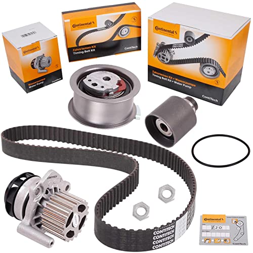 CONTITECH CT1028WP3 Kit de distribution + pompe &agrave; eau Nombre de dents: 120 30 mm avec joint d'&eacute;tanch&eacute;ite Compatible avec VW Golf 5 3/5 portes 1K1 Polo IV 3/5 portes 9N, 9A, SEAT Ibiza III 3/5 portes