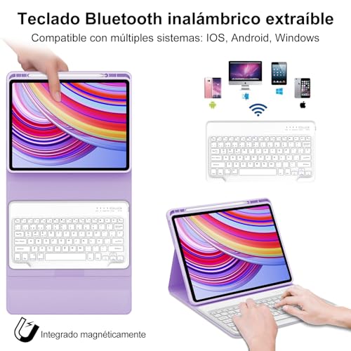 Teclado Español Ñ Desmontable para estudiar y trabajar con Redmi Pad Pro 3