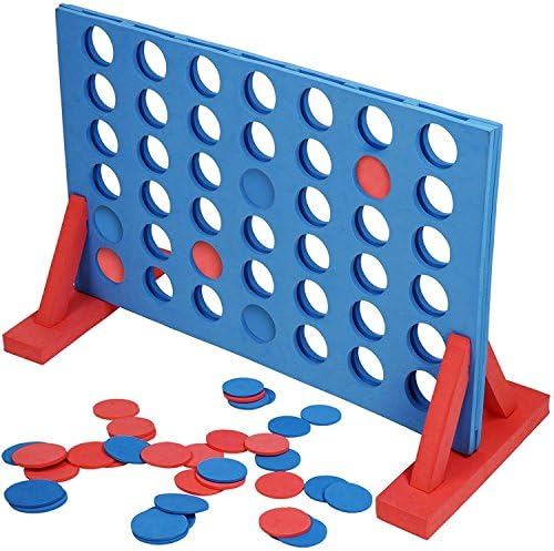 Unibos | GIANT EVA Foam Game | 4 in A Row Connect Game | Indoor & Outdoor Family Game | Family Fun Party Games | Games Kids Travel Games | Travel Board Games | Kids & Adults Games