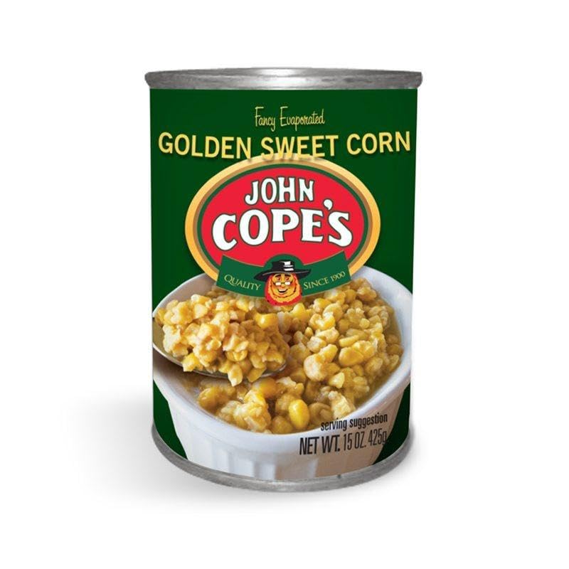 AmishTastesGolden Canned Corn, Famous John Cope's PA Dutch Style, 15 Oz. (Pack of 6)