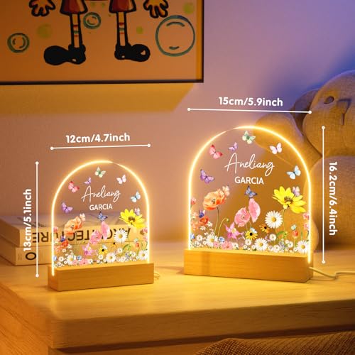 Lámpara de Noche Personalizada Acrílica Multicolor miniatura 5
