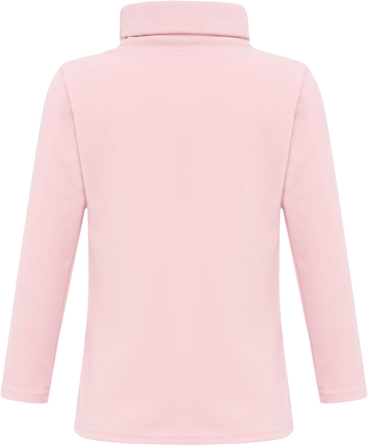 Kids Girls Long Sleeve Base Layer Thermal Shirts High Neck Cute Line Pattern Print Top for Outdoor Sports