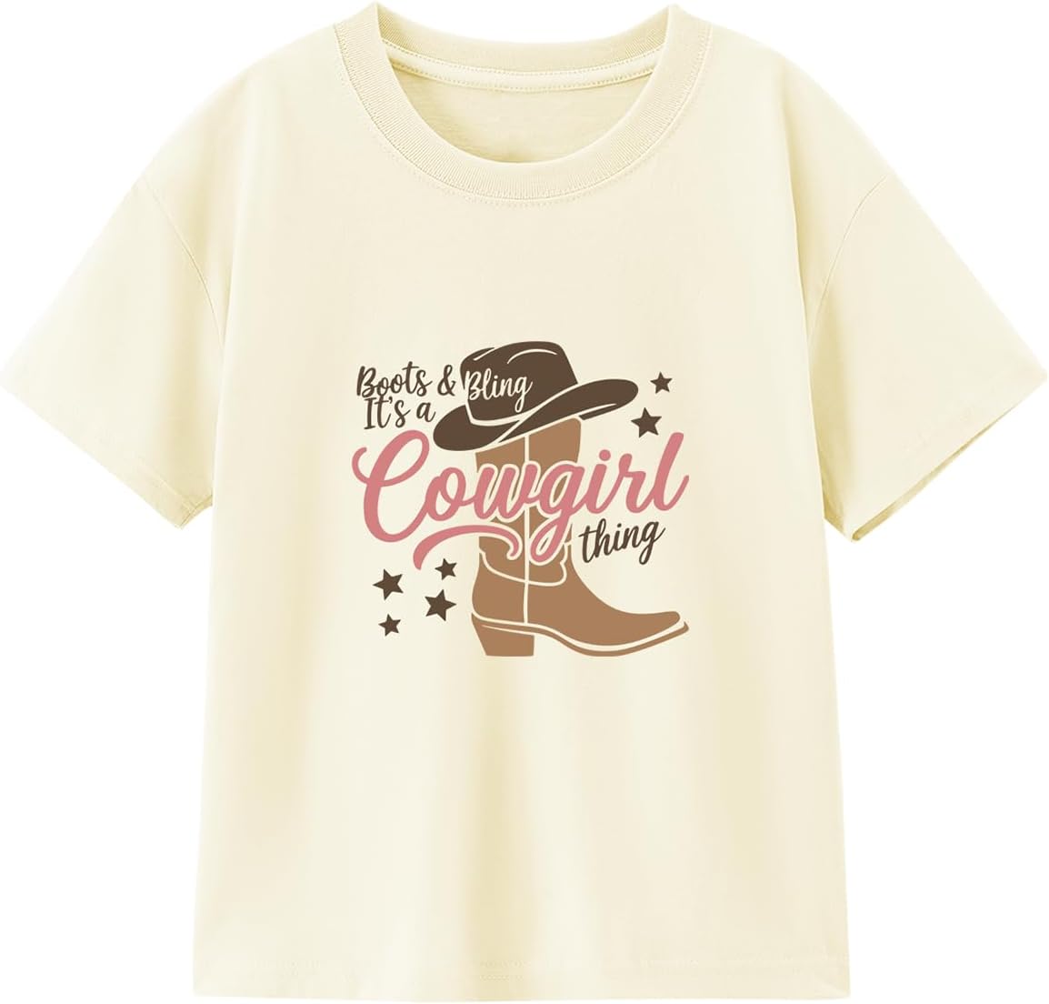 Toddler Cowgirl Shirt for Girls Western Shirts Cow Girl Clothes Horse Graphic Tee Short Sleeve Cotton Summer Outfit 2-8 Years - Image 6