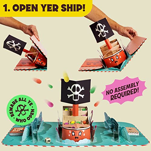 Fire In The Hole - The Plastic-Free Pirate Party Game For Kids, Teens, And Adults - Fun Eco-Friendly Biodegradable And Sustainable Board Game For Party, Birthday, Christmas, Family Game Night Etc. #TOP2