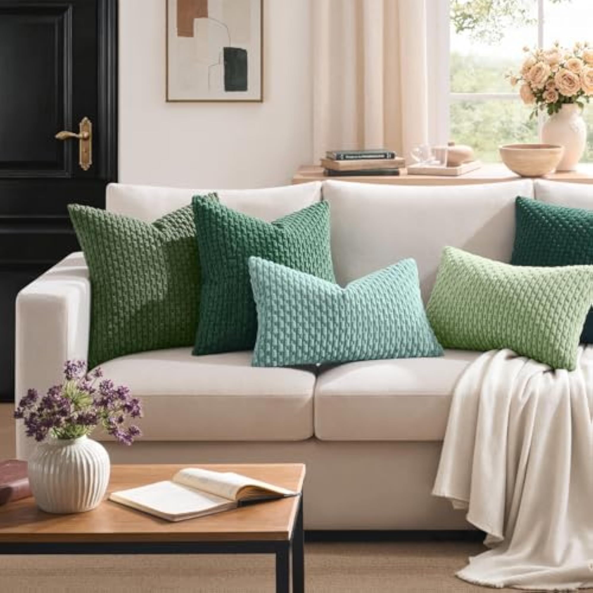Soft Corduroy Pillow Covers 2 Pack