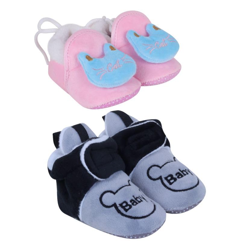 star fish Newborn Baby Boys & Girls 3 TO 12 Months Skin Friendly Comfortable & Breathable Cotton Booties (COMBO-(2)-1181-1123)-picture-54