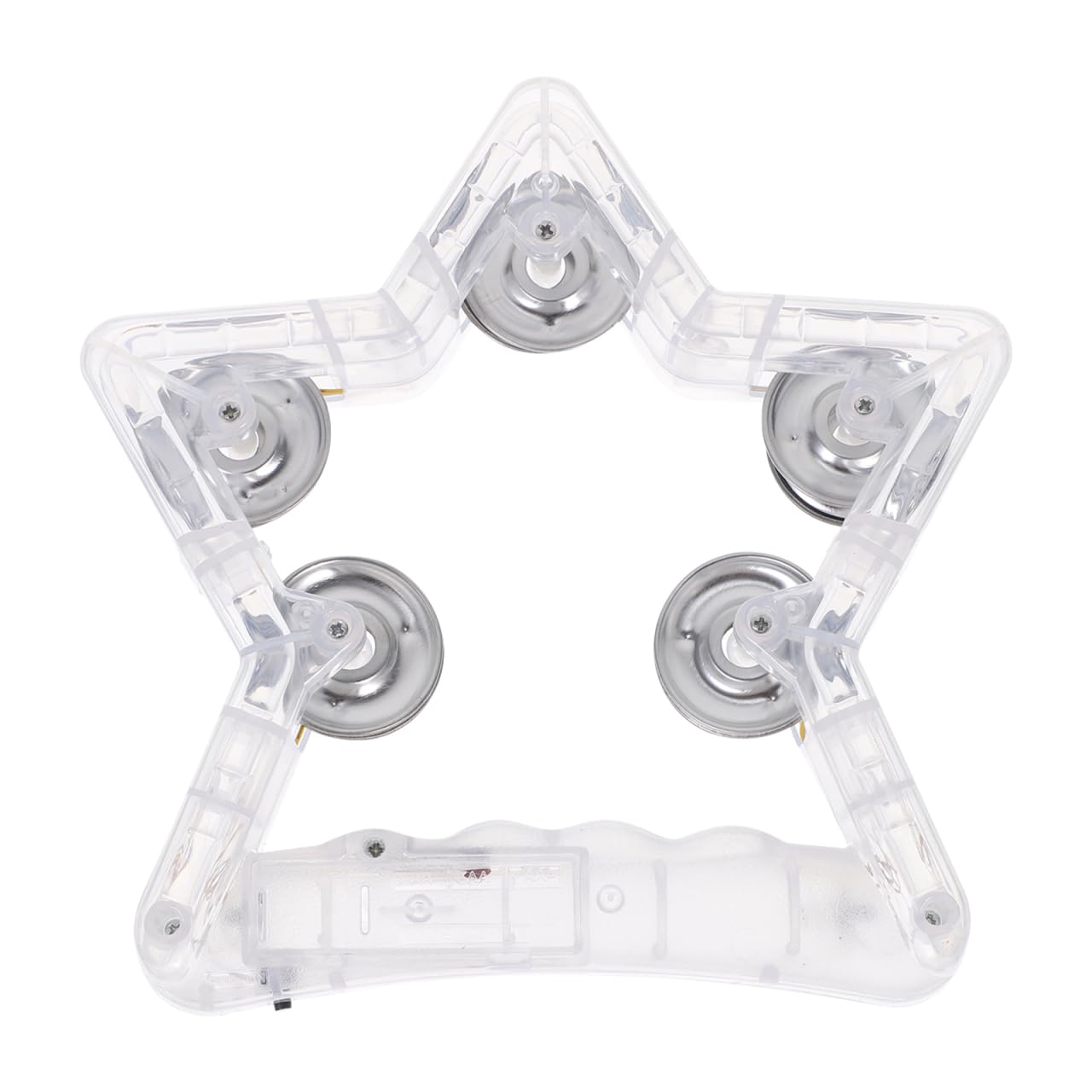 TOYANDONA 光るタンバリン 星形 Ledライト付き 向け 音楽おもちゃ パーティー応援用品 誕生日会やフェスティバルに最適 手持ちパーカッション