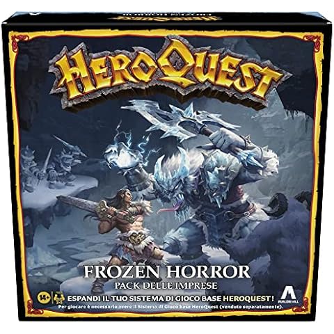 Avalon Hill Heroquest Pack of Enterprises Frozen Horror Game Dungeon Crawler 14 years and up, to play you need to have the Basic Heroquest Game System, Multicolor, Language: ‎Italian Cover