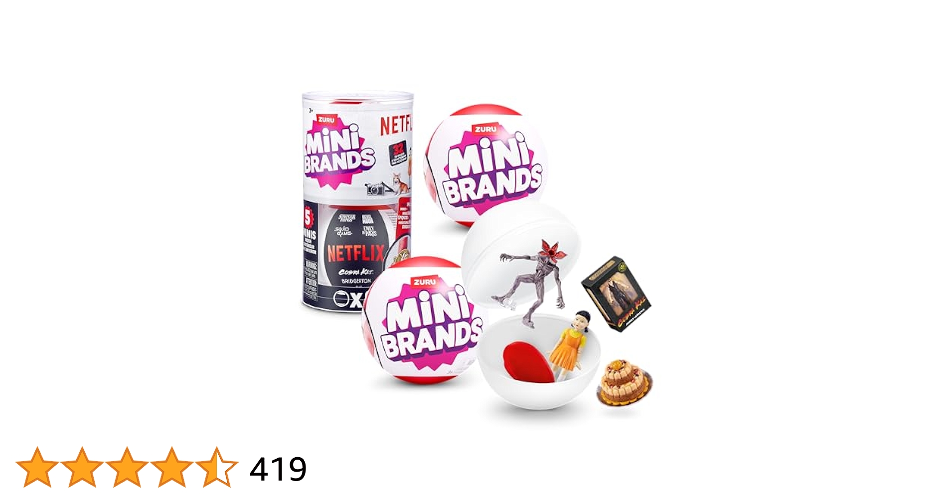 Amazon.co.jp: Mini Brands Netflix シリーズ 1 カプセル 2個