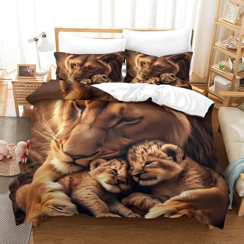 Housse de couette hypoallergique et douce effet microfibre 3D