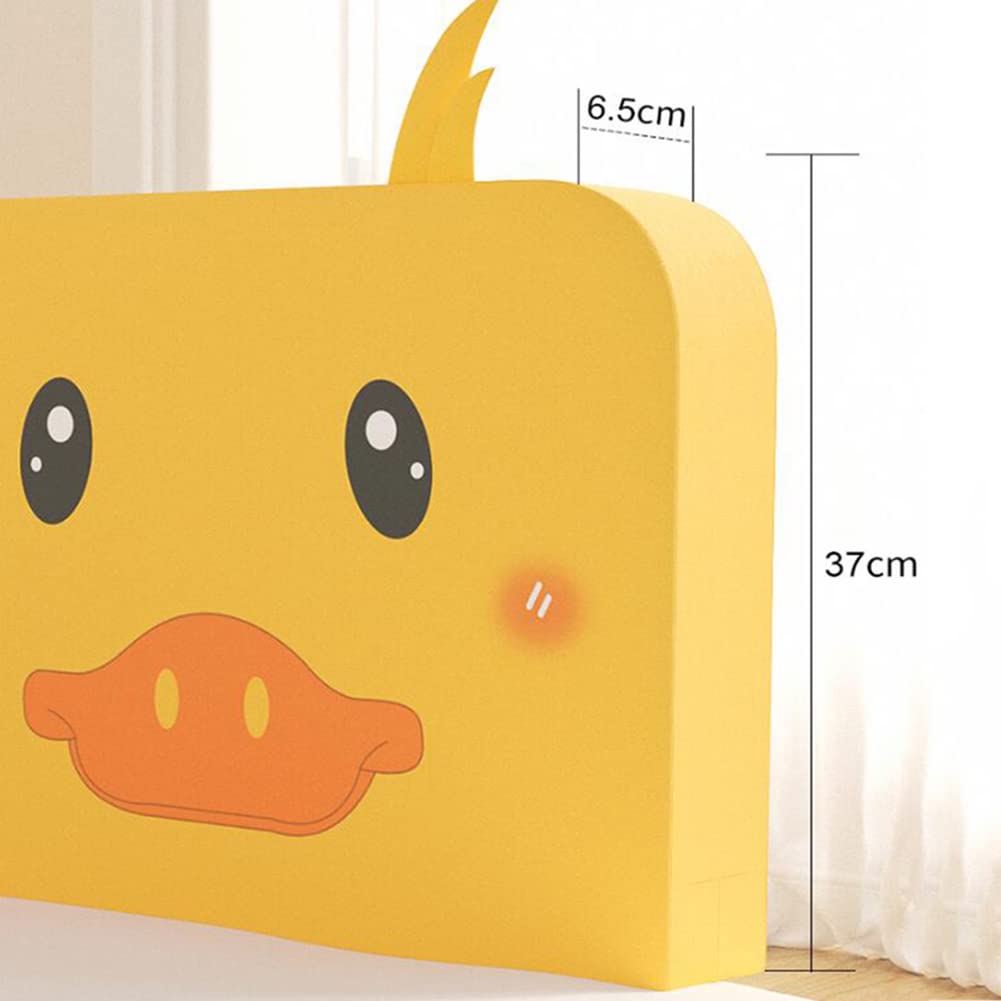 Barandilla de Cama, barandilla anticaída Ajustable en Altura para Cama Infantil, Barrera Protectora para niños pequeños o Camas de Adultos (tamaño: 60 cm, Color: Estampado Amarillo