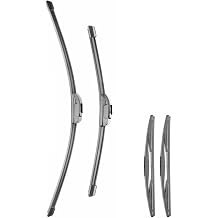 For Nissan Quest 2011-2017 Front and Rear Windshield Wiper Blades 26" + 19" + 12"