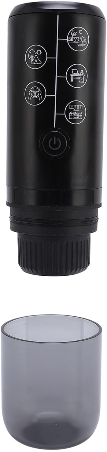 Cafetera Portátil con Cápsulas y Molido, 17 Bar, 250ml, Recargable miniatura 1