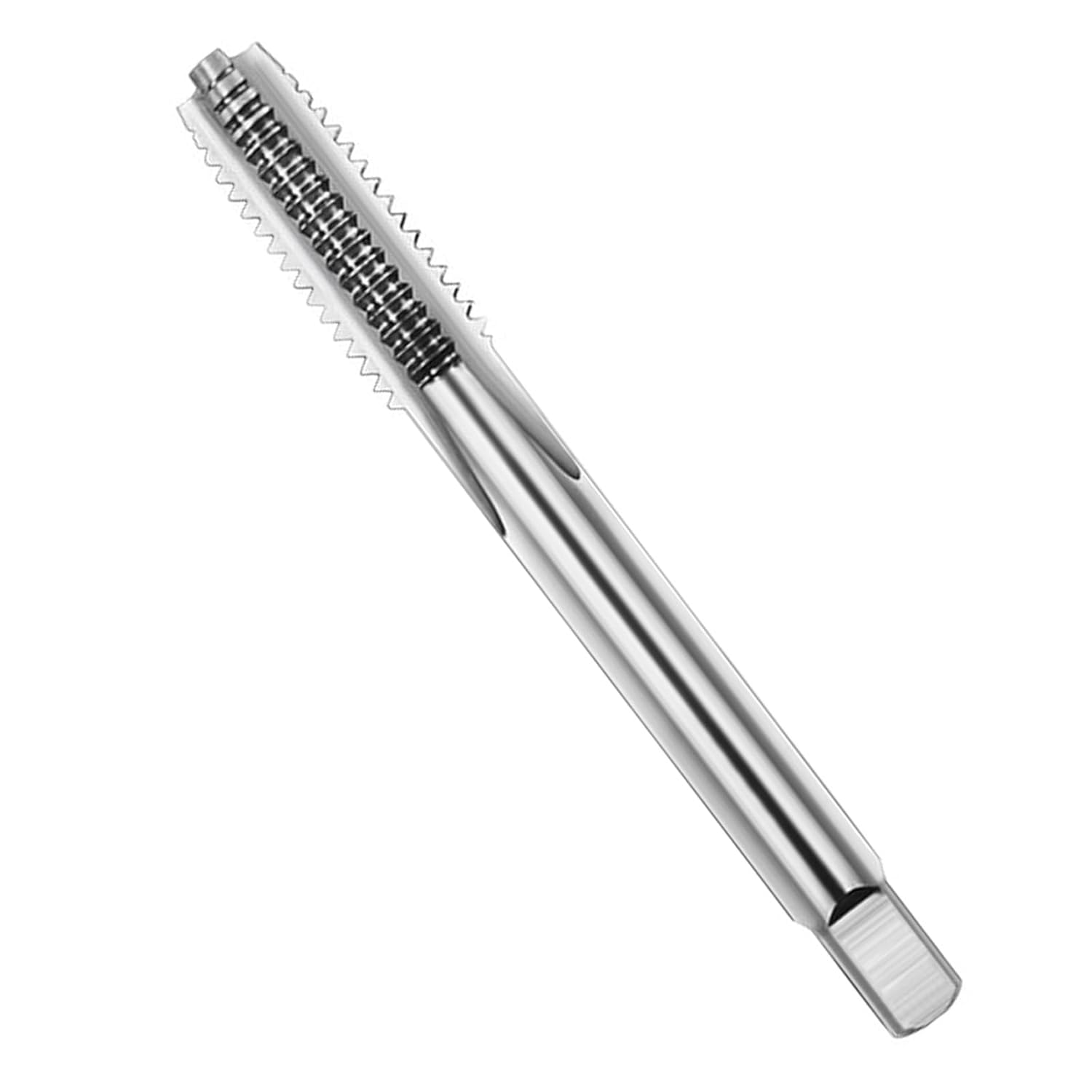 2Pcs Metric Thread Tap M3 x 0.5, HSS Machine Tap Right Hand M3 x 0.5mm High Speed Steel Harder 6542 Straight Flutes Screw Tapping Threading Machinist Repair, Can Tap Steel and Stainless Steel