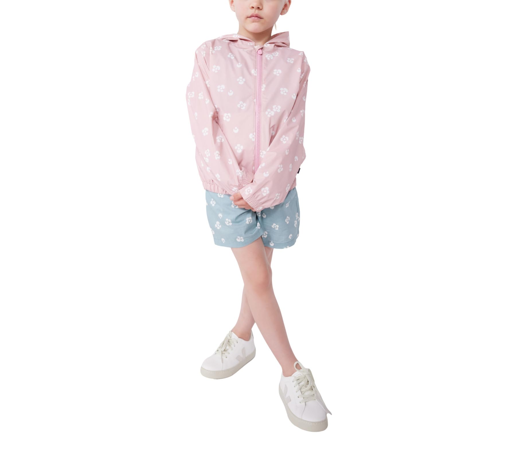 Petit Bateau Giacca A Vento Bambine e Ragazze