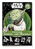 Disney Star Wars: Superstarker Sticker- und Malspaß: über 500 Sticker!: Mit über 500 Stickern