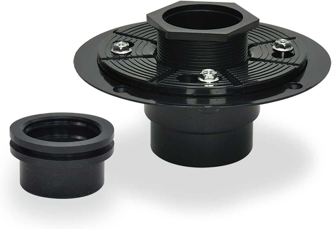 Shower Drain Base 2inch can be Used Square and Linear Shower Drain,It is Equipped with Threaded Joints and Rubber Joints…