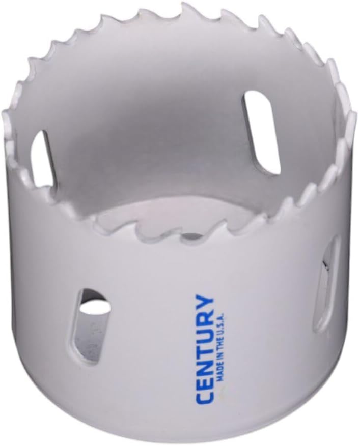 Century Drill & Tool 05032 Shark Tooth Bi-Metal Hole Saw, 2"