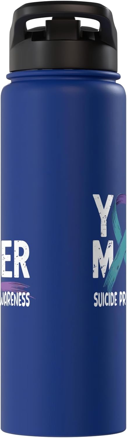 You Matter Support Suicide Prevention Awareness positive Stainless Steel Insulated Water Bottle