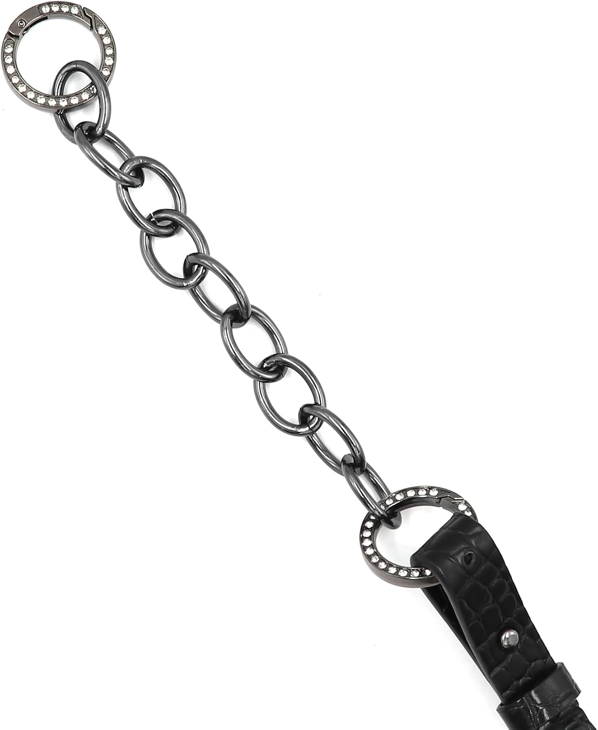 JUMISEE Women Girls Faux Fur Belt Waistband with Metal Chain Y2K Furry Grunge Wide Waist Belt Halloween Rave Accessories