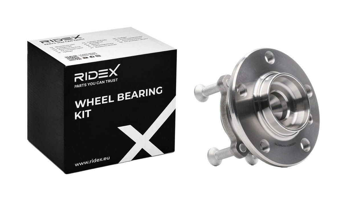RIDEX 654W1203 Juego de cojinete de rueda Delantero, ambos lados Rodamiento integrado en buje de rueda Compatible con BMW 3 Touring F31