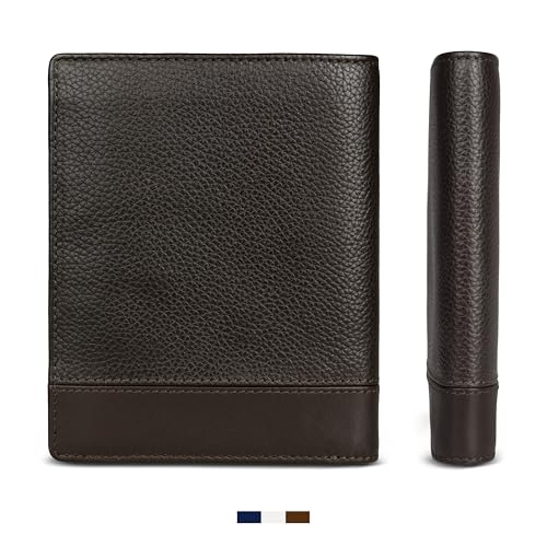 Portefeuille Bugatti Due en cuir marron avec rabat d'exception - 3