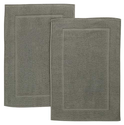 Bliss Casa Cotton Banded Bath Mat (2 Pack) 20 x 32 Inch Genuine