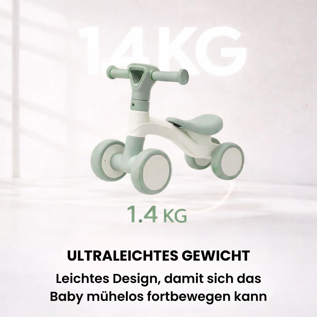 Edibaby, Kinder Laufrad ab 1 Jahr, Spielzeug für 12–24 Monate, Baby Lauflernrad für Jungen und Mädchen, Geschenkidee zum 1. Geburtstag
