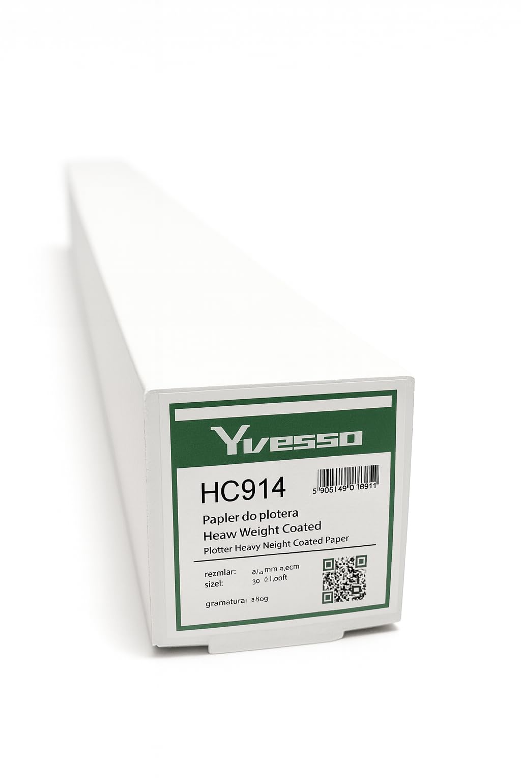 Plotterpapier, matt beschichtet, 180 g/m², 914 mm × 30 m (Rolle), schweres Papier für Großformatdrucker. 914x30