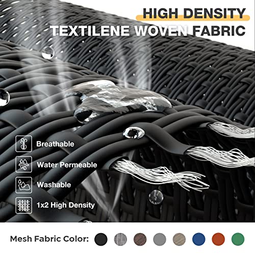 Veehoo Cooling Elevated Dog Bed, Portable Raised Pet Cot With Washable & Breathable Mesh, No-Slip Rubber Feet For Indoor & Outdoor Use, Xx-Large, Black #TOP4