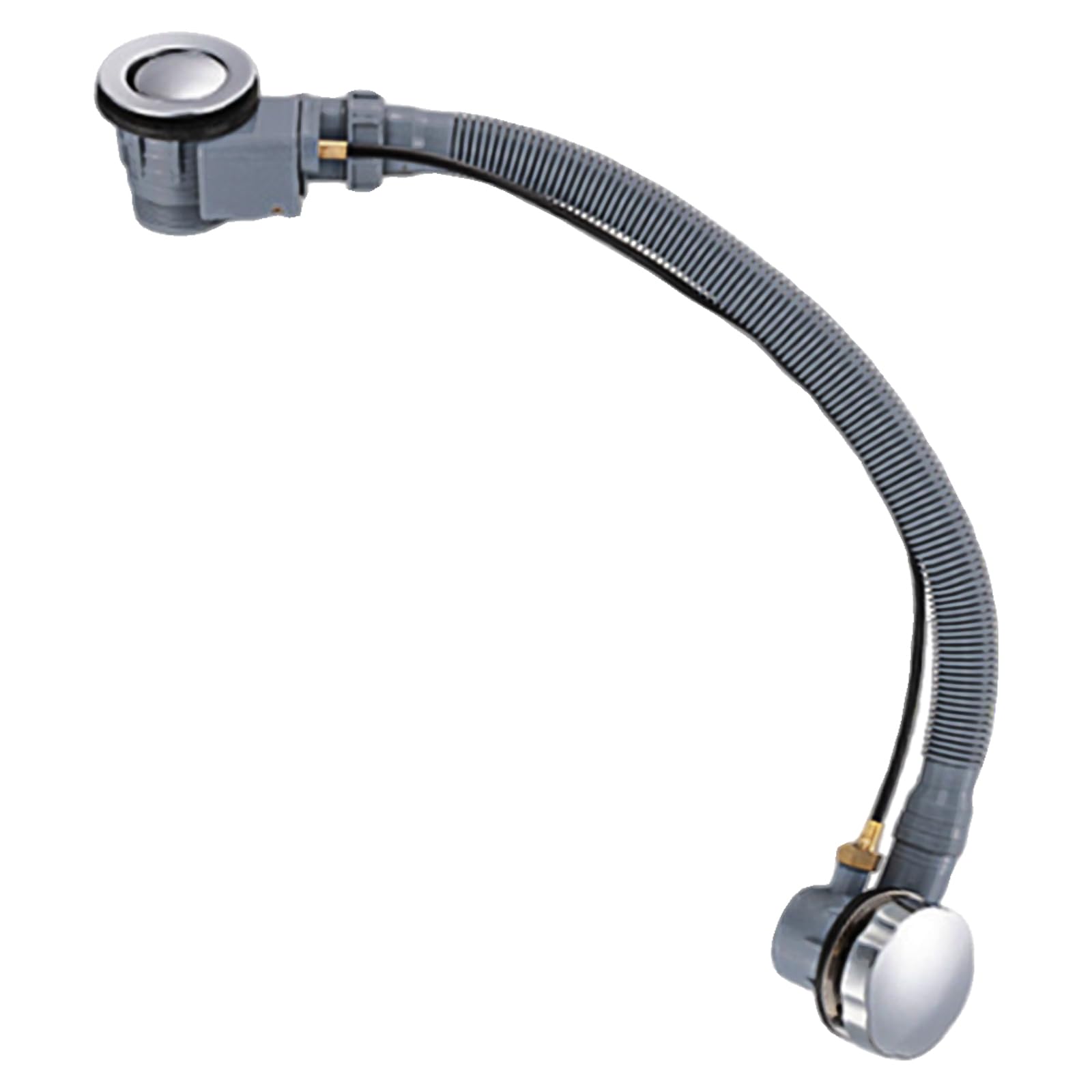 Msioytog C Strength Bathtub Drainage Anti-Log Design Pipe Easy Install Bathroom Accessory High Strength Bathtubs Drain