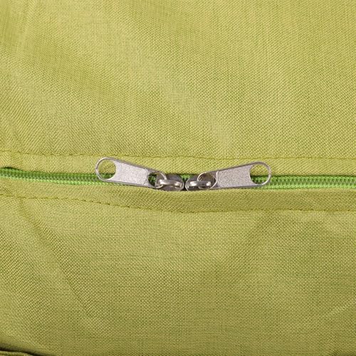 Bolsa de almacenamiento de tela verde y organizador de manta multiusos para el armario 7