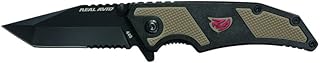 Real Avid AVTACEDC Tactical Folding Knife, Black/Olive - Real Avid