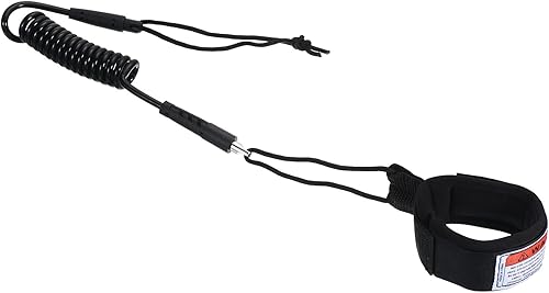 Miniatura 1 de PATIKIL Correa para tabla de surf, correas en espiral con cuerda de muñeca para tabla de remo