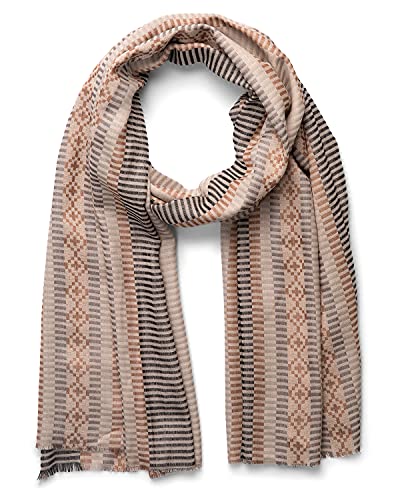 Feelgoodz Womens Moxie Modal Scarf, Stone - 28 in x 72 in