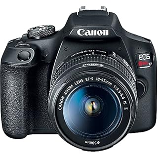 Canon EOS Rebel T7 DSLR Camera | 24.1MP APS-C CMOS Sensor with DIGIC 4+ Image Processor | Built-in Wi-Fi & NFC | EF Lens Compatible Beginner Photography Camera Kit with Shoulder Bag and 64GB Card