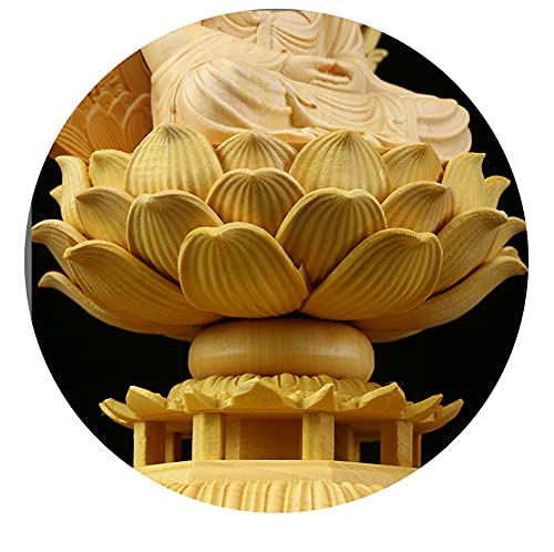 黄楊木 地蔵王菩薩 置物 仏像m