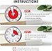 Visual Kitchen Timer for Cooking and Kids with Loud Alarm, Classroom Timers for Desk, No Batteries Required, Mechanical Desk Timer, Magnetic Egg Timer for Study, Chef Clock, Stainless Steel, Countdown