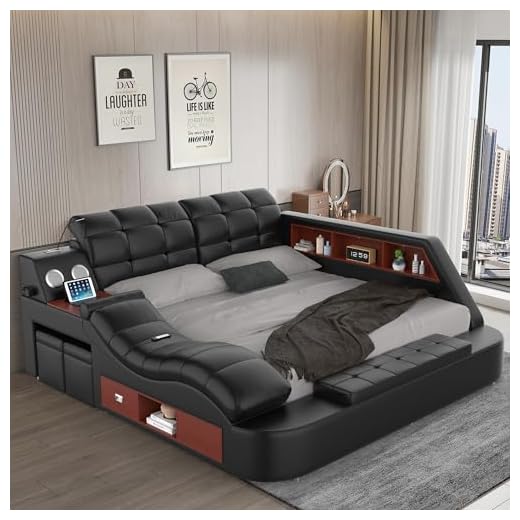 WAQINBR Multifunction Queen Size Bed Frame