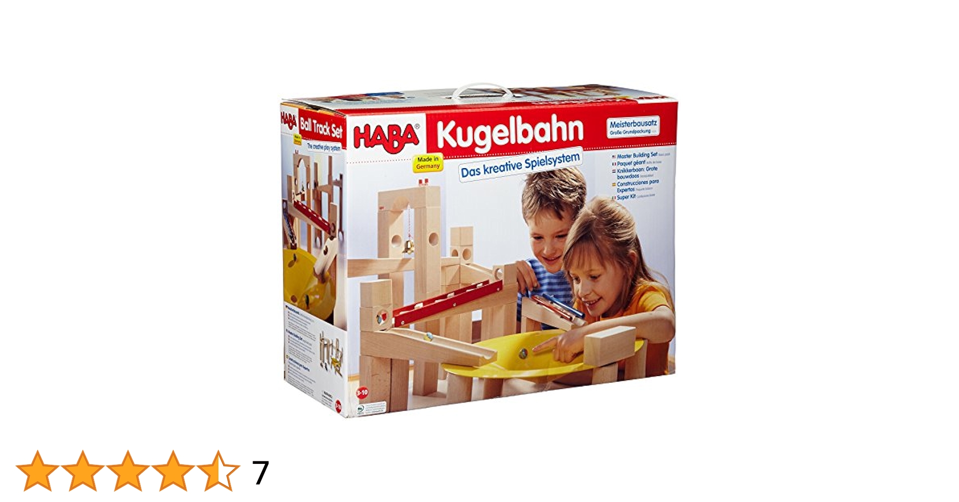 HABA ハバ社 クーゲルバーン 3524 マスターキット Amazon.co.jp: ハバ 組立てクーゲルバーン・スターターセット