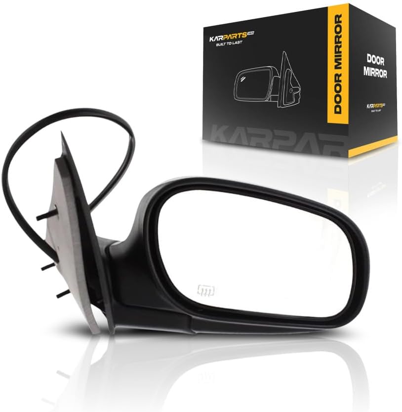 For Mercury Grand Marquis 2003-2008 Door Mirror Passenger Side | Power | Heated | Paint to Match | Replacement For 6W7Z17682BA, YW7Z17D742DA | FO1321214